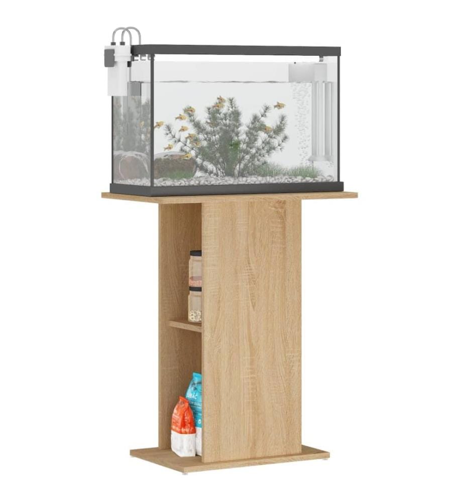 Aquariumständer Sonoma-Eiche 60,5 x 36 x 72,5 cm Holzwerkstoff