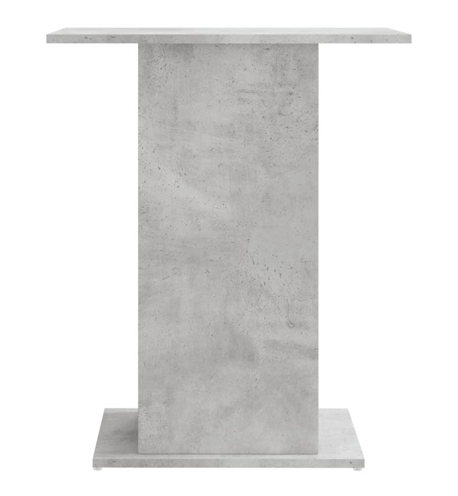 Support d'aquarium en béton gris 60,5 x 36 x 72,5 cm Bois d'ingénierie