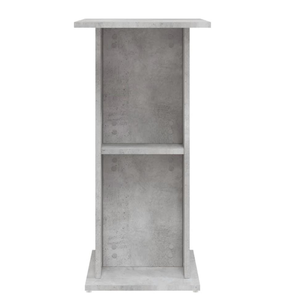 Support d'aquarium en béton gris 60,5 x 36 x 72,5 cm Bois d'ingénierie