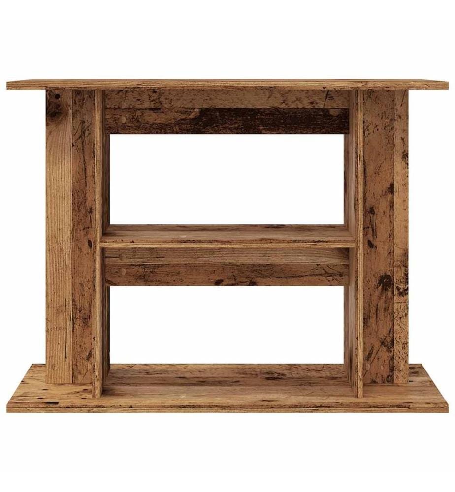 Support d'aquarium en bois ancien 80 x 35 x 60 cm Bois d'ingénierie