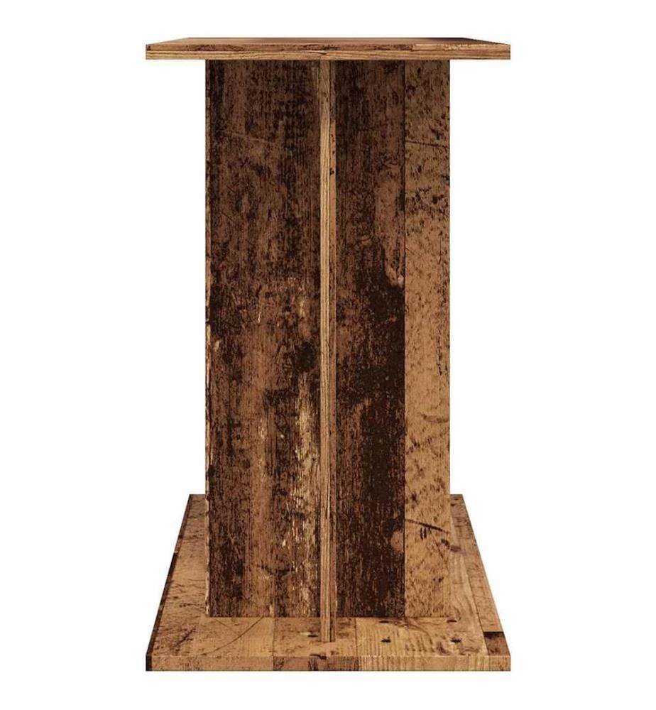 Support d'aquarium en bois ancien 80 x 35 x 60 cm Bois d'ingénierie