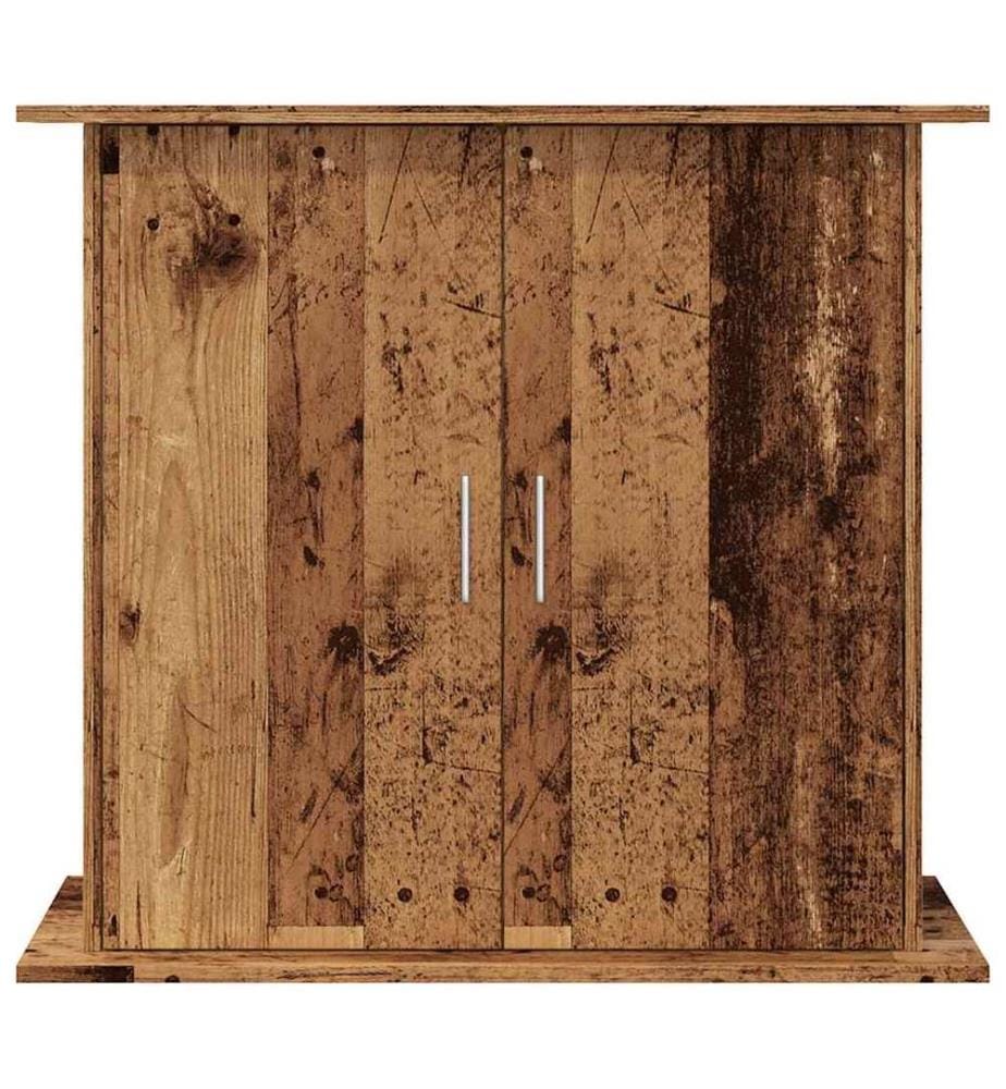 Support pour aquarium vieux bois 81x36x73 cm bois d'ingénierie