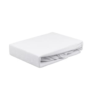 MEDIDOR - Drap-housse Tissu éponge sans découpe pour le visage blanc