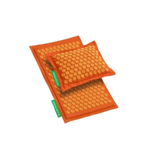 Pranamat - Eco Massage Set – Matte und Kissen dunkelorange