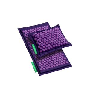 Pranamat - Eco Massage Set – Matte und Kissen dunkelviolett
