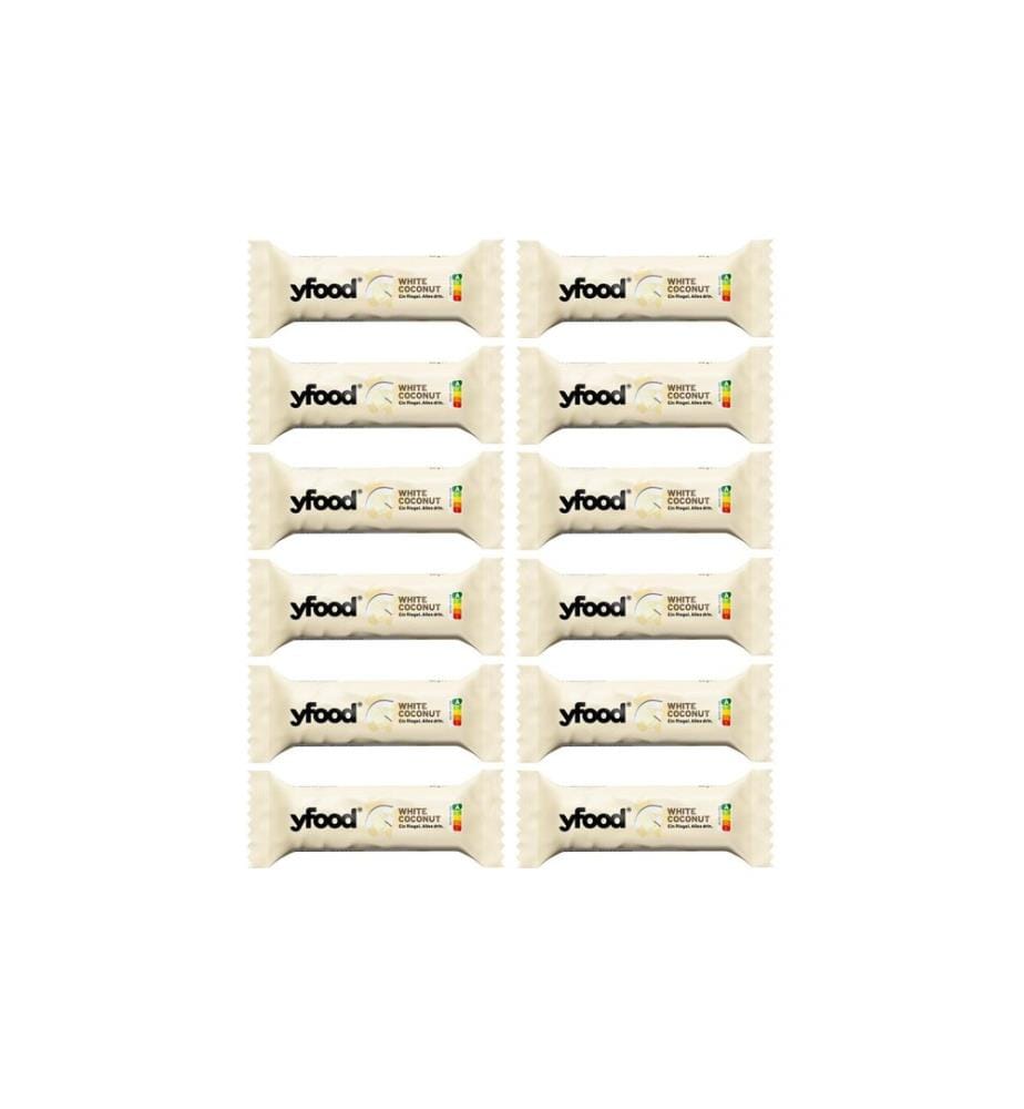 YFOOD - Barre Noix de coco blanche 12 x 60 g