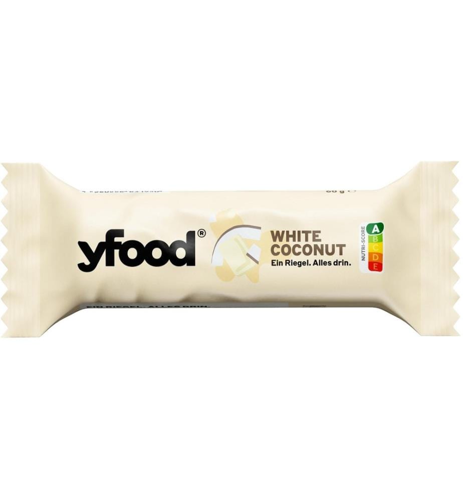 YFOOD - Barre Noix de coco blanche 12 x 60 g
