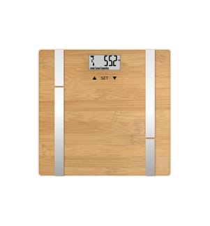 Terraillon - Station santé connectée Bamboo Fit Marron