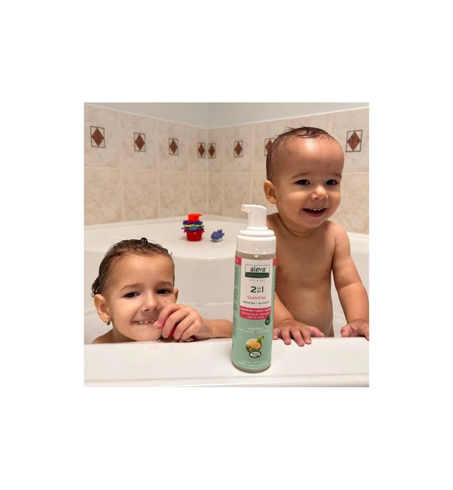 Aleva Naturals - 2in1 Shampoo und Duschgel 200 ml