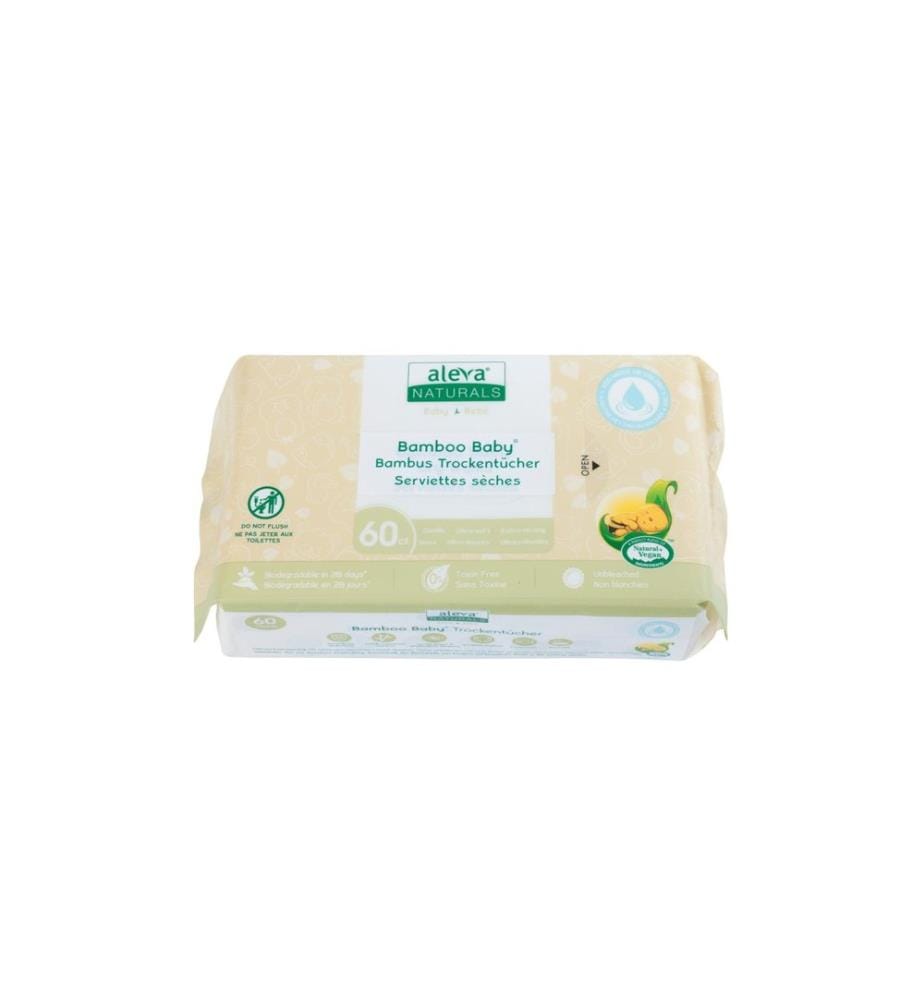 Aleva Naturals - Trockentücher Bambus 60 Stück