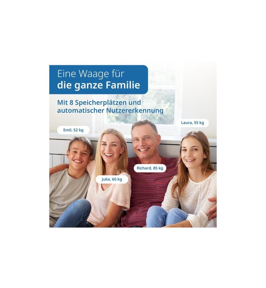 ADE - Körperanalysewaage Emmy Dunkelblau