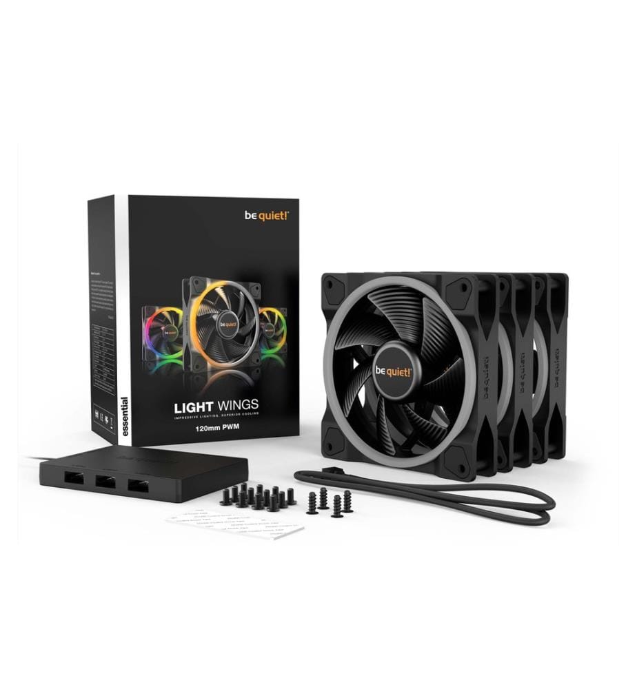 BE QUIET! - PC-Lüfter Light Wings 120 mm 3er Pack