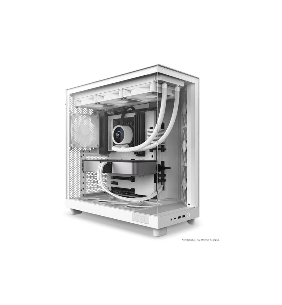 NZXT - PC-Gehäuse H6 Flow Weiss