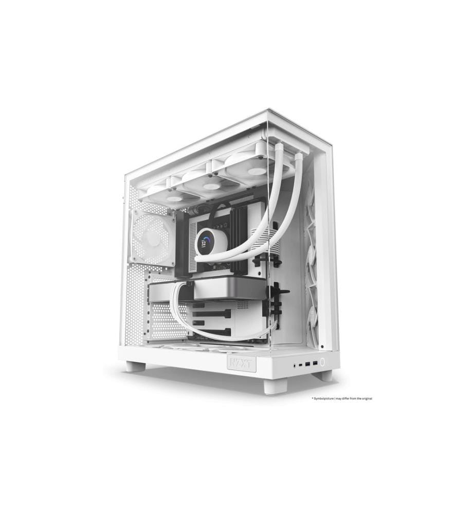 NZXT - PC-Gehäuse H6 Flow Weiss