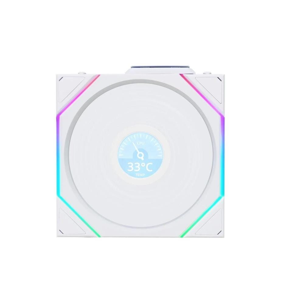 Lian Li - Ventilateur PC Uni Fan TL Wireless LCD PWM Blanc
