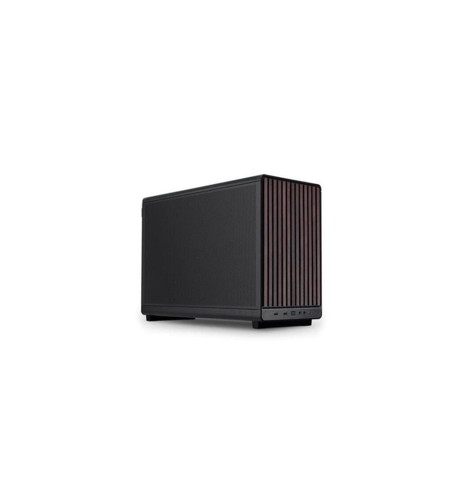 Lian Li - PC-Gehäuse A3-mATX Wood Edition Schwarz/Walnuss