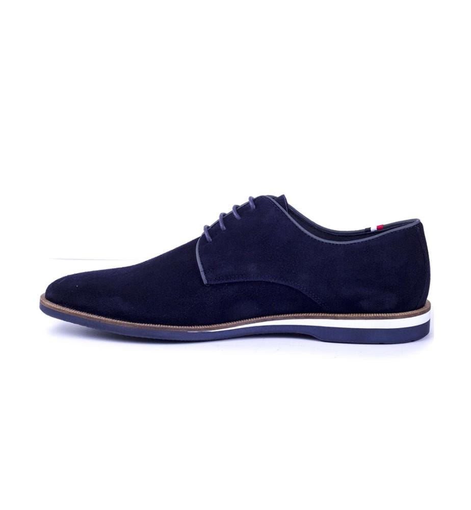 Wildleder-Derby - Blau