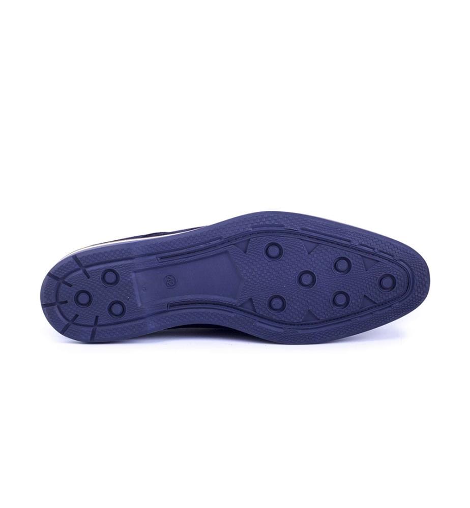 Wildleder-Derby - Blau
