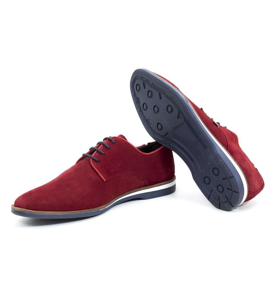 Derby-Schuhe - Rot