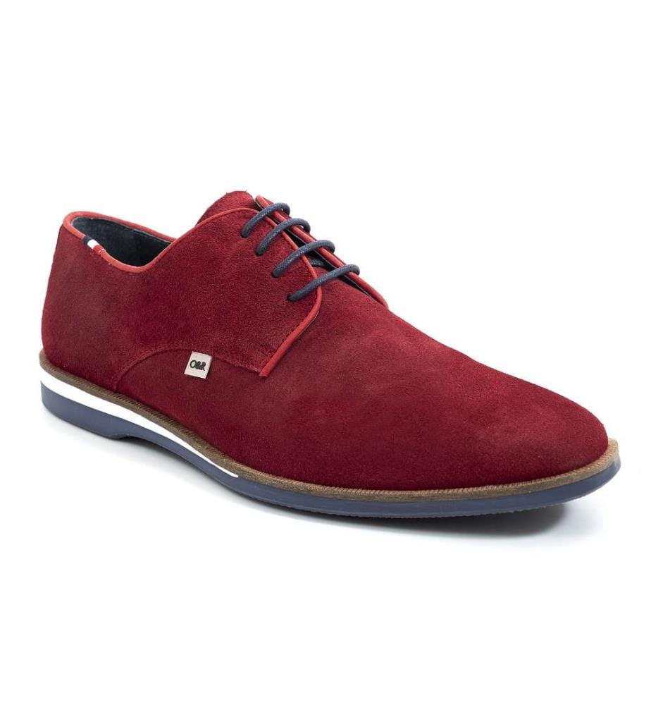 Derby-Schuhe - Rot