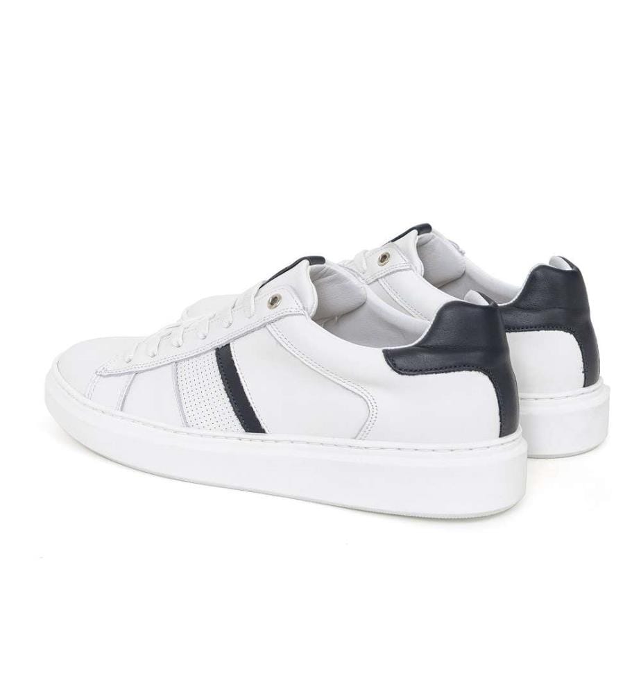 Baskets en Cuir -  Blanc
