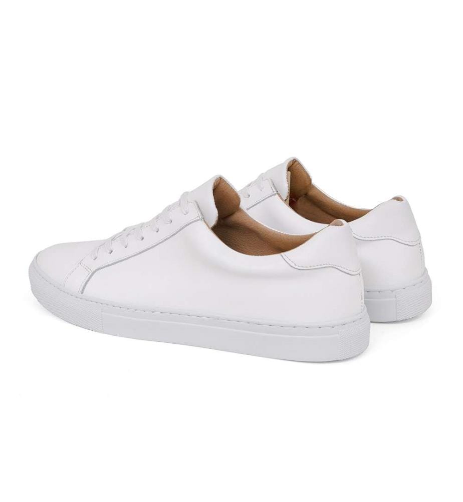 Chaussure de sport en cuir - blanc