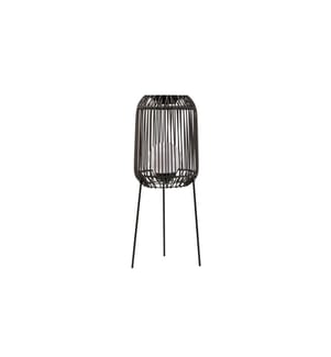 PAULEEN - Stehleuchte Solar Sunshine Coziness, Schwarz / Grau
