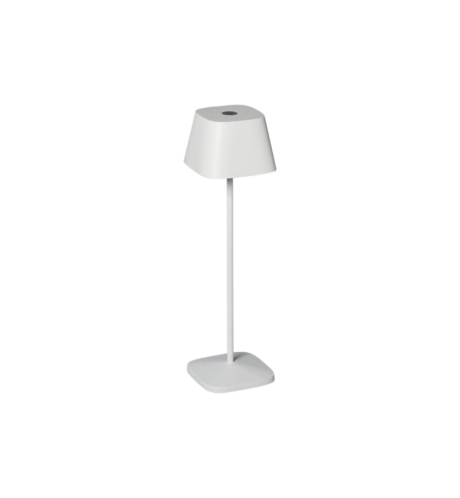 Konstsmide Lampe de table à accu Capri USB, 2700-3000 K, 2.2 W, blanc