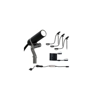 PAULMANN - Spot de jardin Plug & Shine Plantini 45 3000 K, kit de démarrage