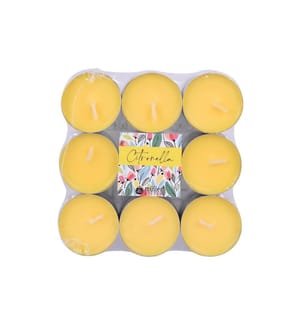 müller Kerzen Bougies à réchaud Outdoor Citronella 18 pièces, 1.5 x 3.9 cm