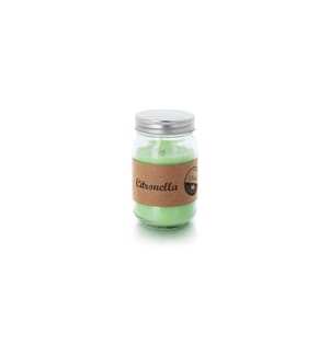 BALTHASAR - Gartenkerze Citronella Jar Hellgrün