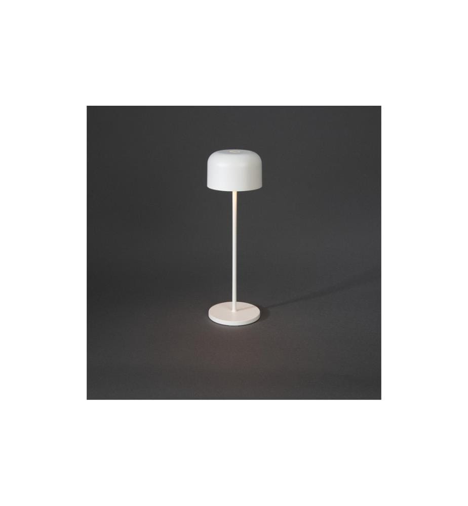 Konstsmide Lampe de table Lille USB, 2200 / 2700 K, 3.5 W, blanc
