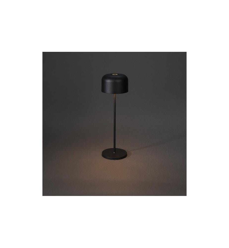 Konstsmide Lampe de table Lille USB, 2200 / 2700 K, 3.5 W, noir