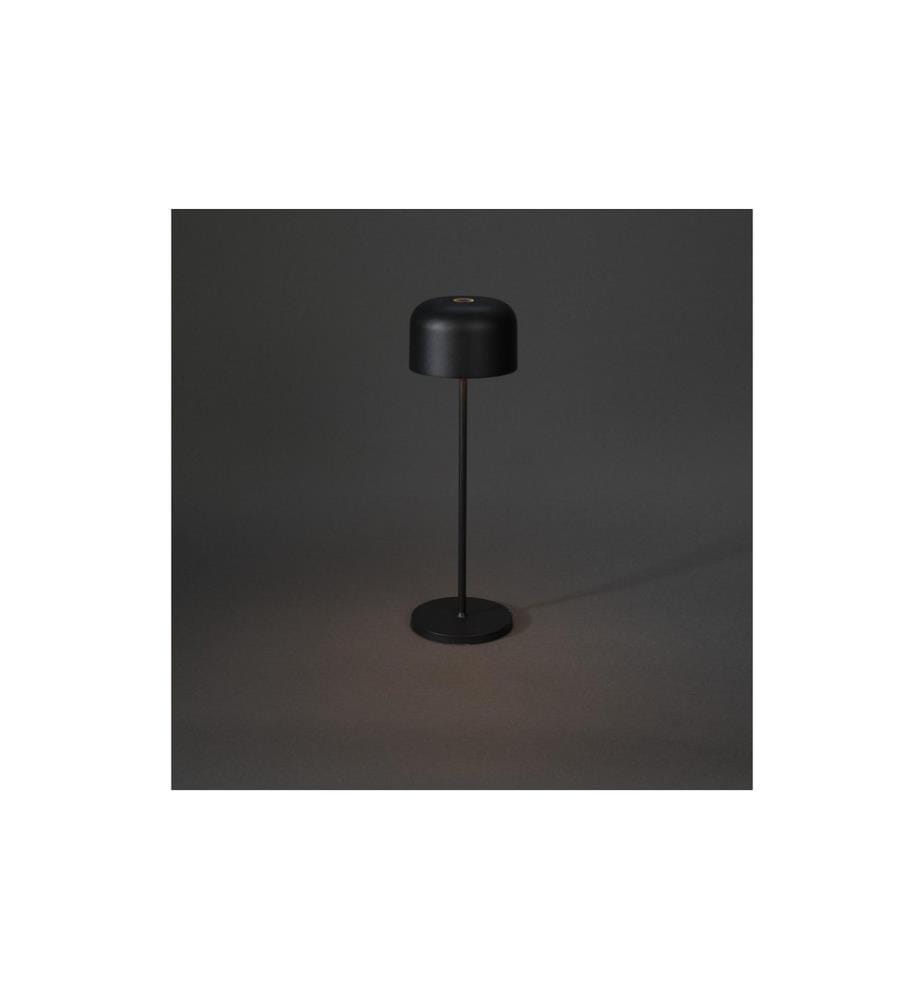 Konstsmide Lampe de table Lille USB, 2200 / 2700 K, 3.5 W, noir