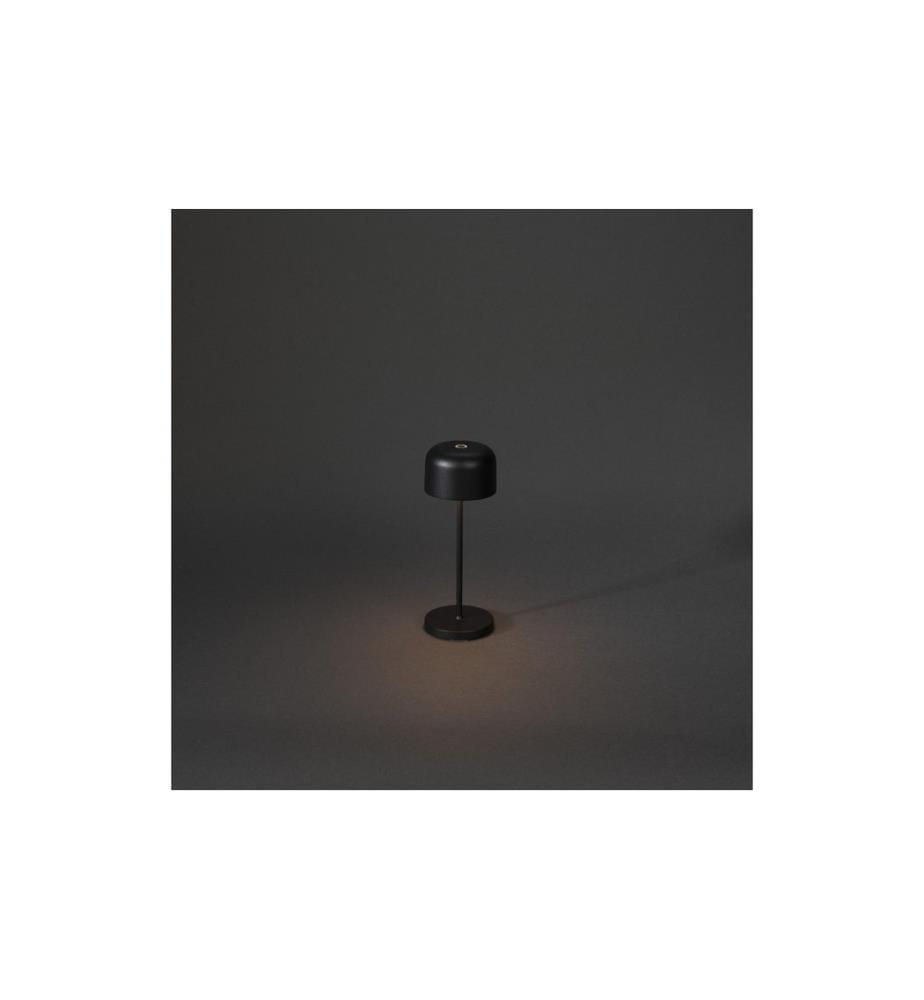 Konstsmide Lampe de table Lille Mini USB, 2200 / 2700 K, 2.2 W, noir