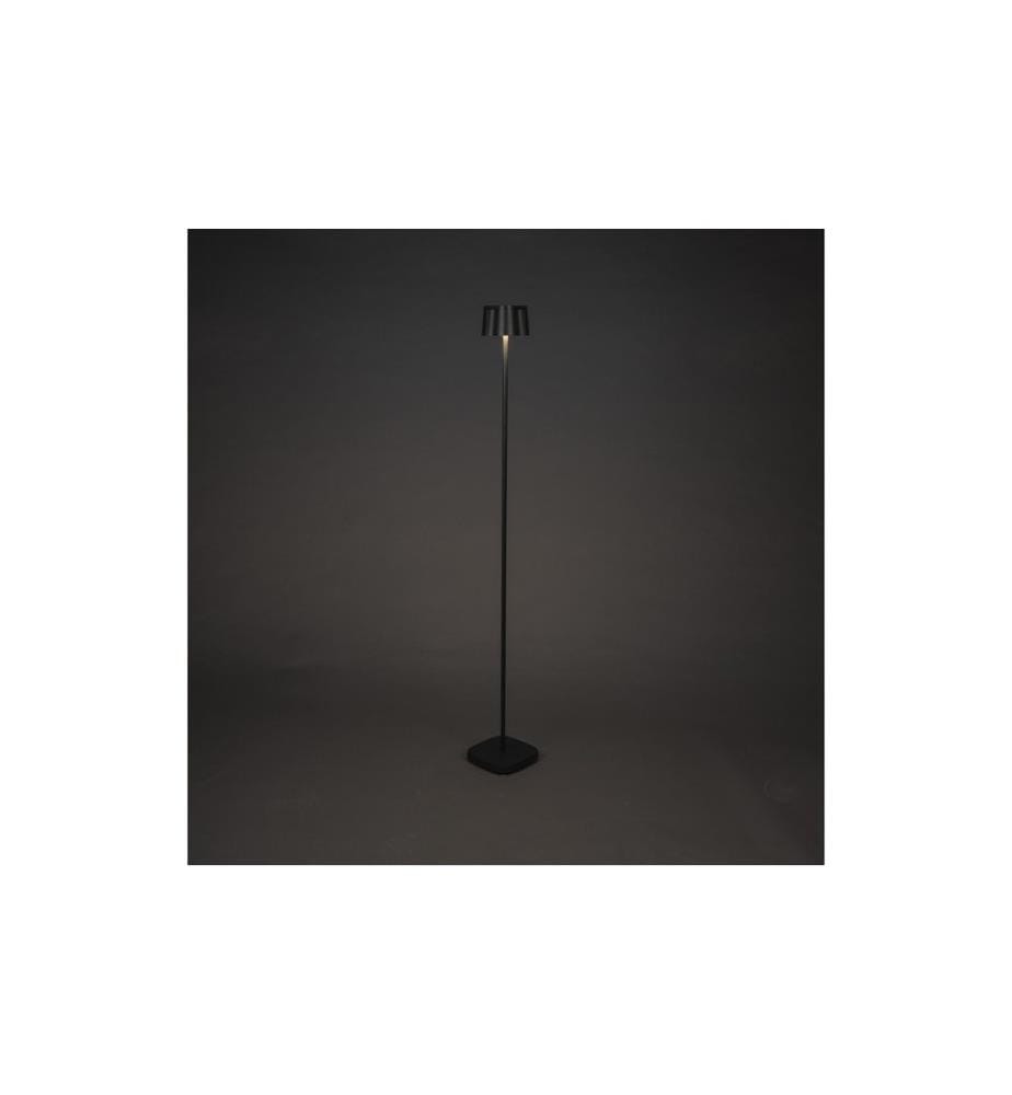 Konstsmide Lampe sur pied Nice USB, 2700 / 3000 K, 3 W, noir