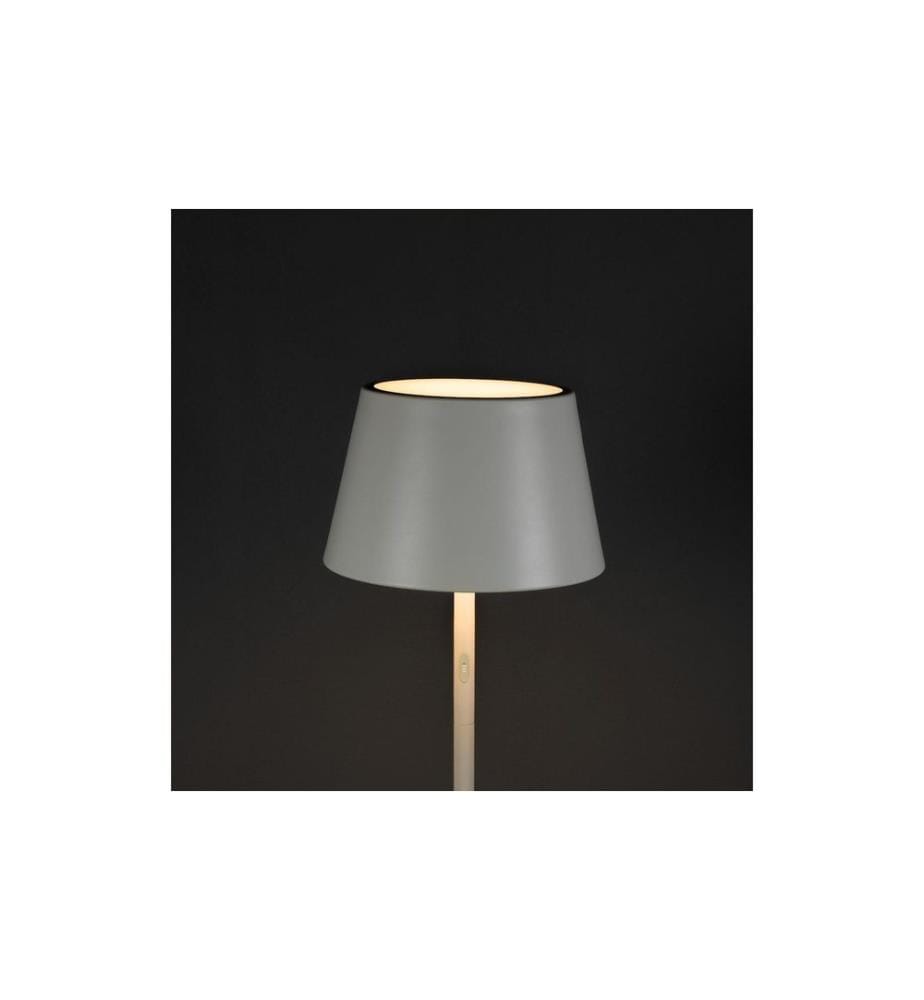Konstsmide Lampe sur pied Pomezia USB, Blanc