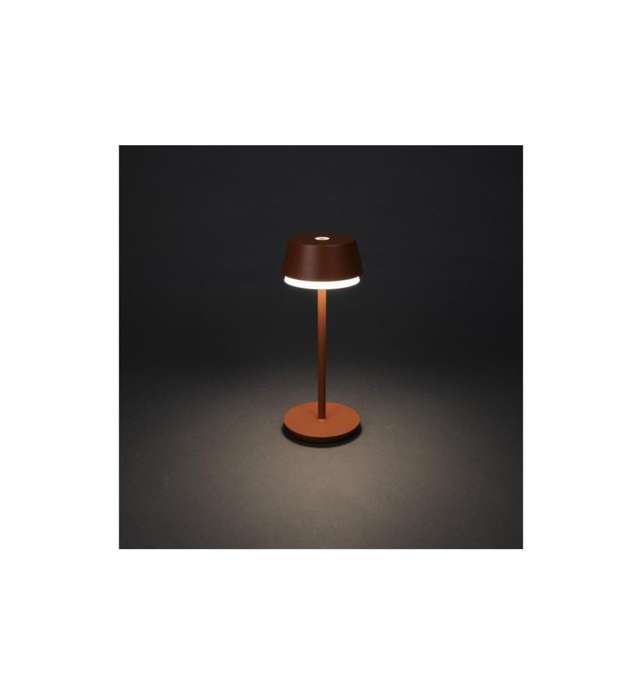 Konstsmide Lampe de table USB Lyon Terracotta, 2700-4000 K / RGB gradable