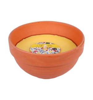 müller Kerzen Bougie de jardin Citronnelle dans une coupe en argile