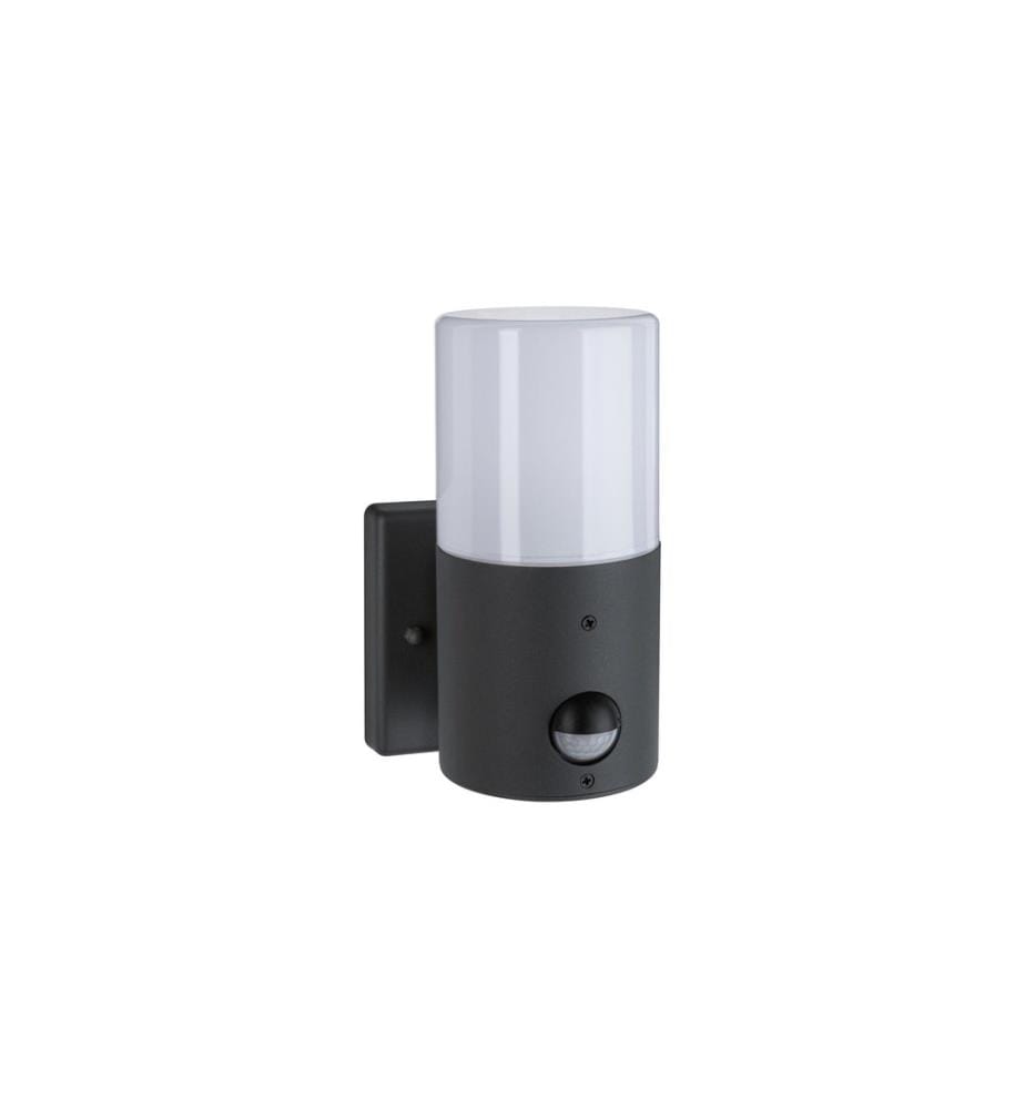PAULMANN - Lampe murale Tubs Détecteur de mouvement max. 15W 230 V gris mat