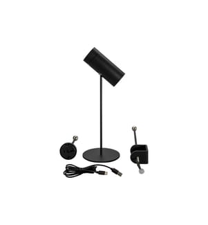 Konstsmide Akku-Tischleuchte Multi LED 2200/3000K, Dimmbar - Schwarz