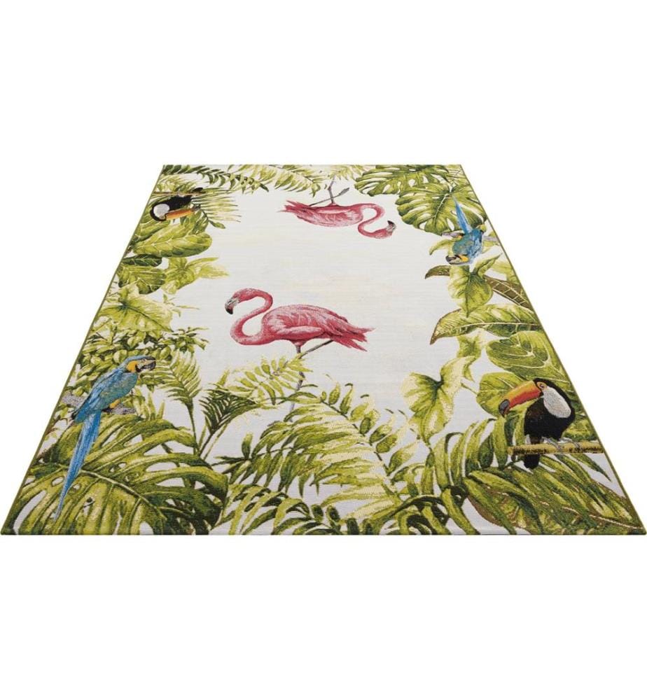 Hanse Home - Teppich Tropical Birds 80 cm x 165 cm, Mehrfarbig