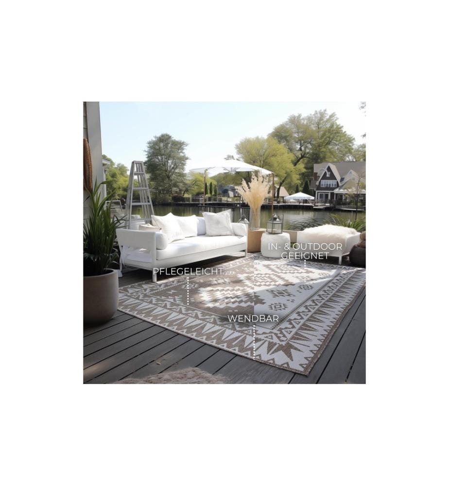 Elle Decoration - Tapis Dynamique 160 x 230 cm, lin