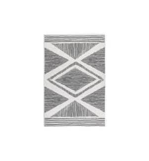 Elle Decoration - Teppich Rhombus 80 x 150 cm, Black