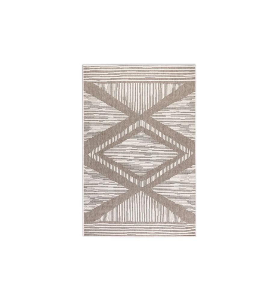 Elle Decoration - Teppich Rhombus 80 x 150 cm, Linen