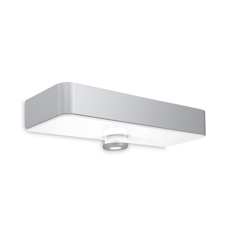 STEINEL - Lampe murale Xsolar SOL-O avec capteur argent