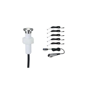 PAULMANN - Spot de jardin Plug & Shine Micropen II 3000 K, 5 pièces