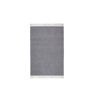 Urbanara - Teppich Barota 90 x 130 cm, Blaugrau