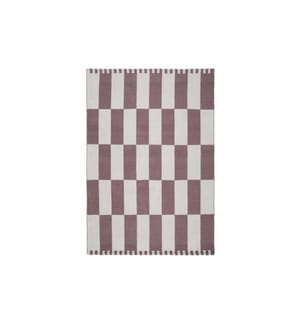 Urbanara - Teppich Iniola 90 x 130 cm, Weiss/Taupe