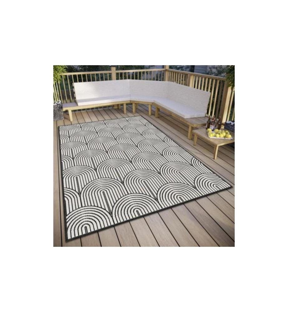Hanse Home - Pangli In- & Outdoor Teppich 160 x 230 cm, Schwarz